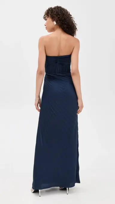 AMUR Joyceann Sweetheart Gown Deep Indigo | Thumbnail 3 AMUR Joyceann Sweetheart Gown Deep Indigo | Thumbnail 3