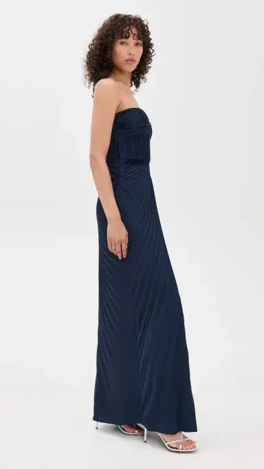 AMUR Joyceann Sweetheart Gown Deep Indigo | Thumbnail 4 AMUR Joyceann Sweetheart Gown Deep Indigo | Thumbnail 4