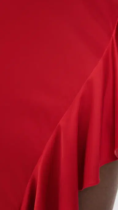 ALICE + OLIVIA Palma Ruffle Slip Dress Hibiscus | Thumbnail 6 ALICE + OLIVIA Palma Ruffle Slip Dress Hibiscus | Thumbnail 6
