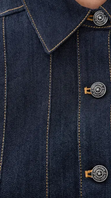 Cinq à Sept Karter Denim Dress INDIGO | Thumbnail 6 Cinq à Sept Karter Denim Dress INDIGO | Thumbnail 6