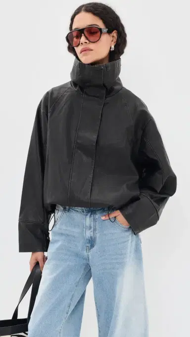 Lioness Shoreline Funnel Jacket Noir | Thumbnail 2 Lioness Shoreline Funnel Jacket Noir | Thumbnail 2