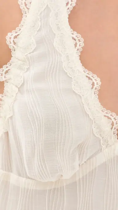 LIONESS tars Align Midi Dress Cream | Thumbnail 6 LIONESS tars Align Midi Dress Cream | Thumbnail 6