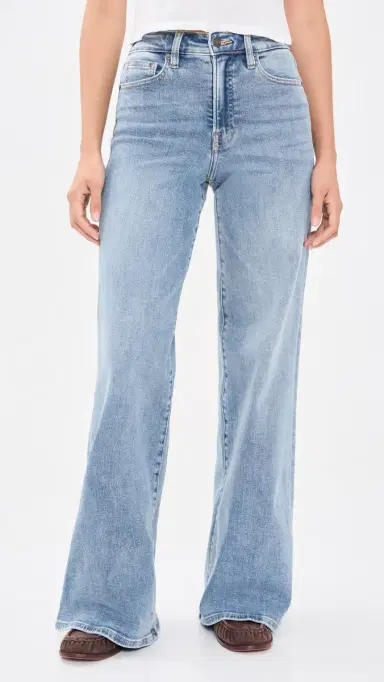 GOOD AMERICAN Good Waist Palazzo Jeans Indigo1154 0 | Thumbnail 2 GOOD AMERICAN Good Waist Palazzo Jeans Indigo1154 0 | Thumbnail 2