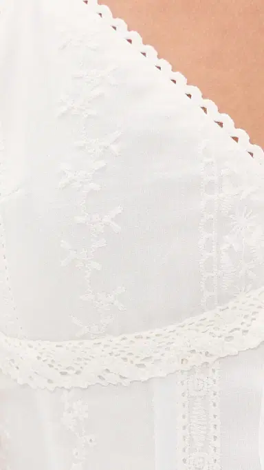 GUIZIO arini Eyelet Mini Dress White | Thumbnail 6 GUIZIO arini Eyelet Mini Dress White | Thumbnail 6