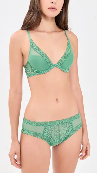 Natori Feathers Plunge T-Shirt Bra Frosty Spruce | Thumbnail 5 Natori Feathers Plunge T-Shirt Bra Frosty Spruce | Thumbnail 5