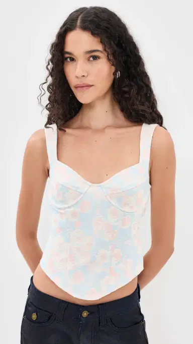 LIONESS Roma Corset oft Blue | Thumbnail 2 LIONESS Roma Corset oft Blue | Thumbnail 2