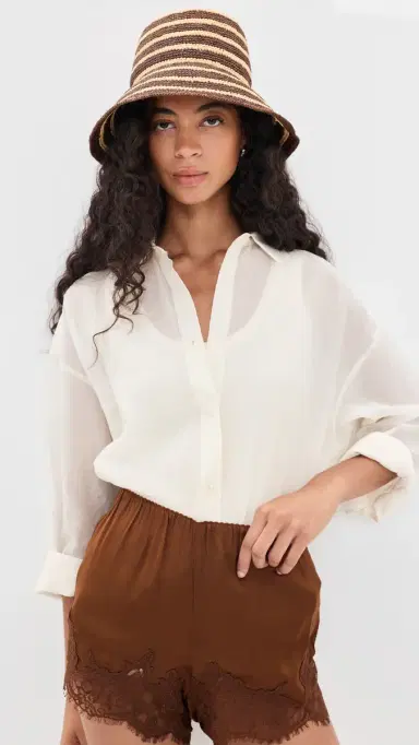 JANESSA LEONE Felix Straw Hat | Thumbnail 3 JANESSA LEONE Felix Straw Hat | Thumbnail 3