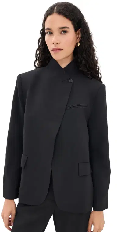 LIONESS Trophy Club Blazer Noir | Thumbnail 1 LIONESS Trophy Club Blazer Noir | Thumbnail 1