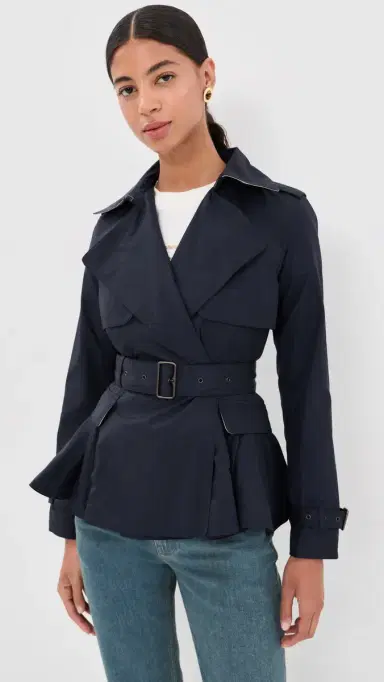 Burberry Nylon Pembury Trench Jacket Navy | Thumbnail 2 Burberry Nylon Pembury Trench Jacket Navy | Thumbnail 2
