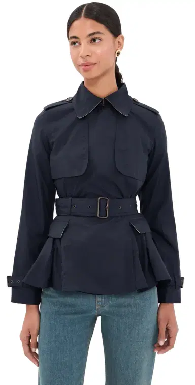 Burberry Nylon Pembury Trench Jacket Navy | Thumbnail 1 Burberry Nylon Pembury Trench Jacket Navy | Thumbnail 1