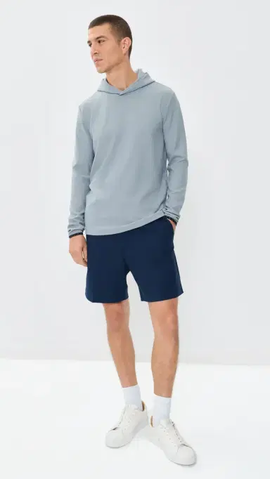 Greyson Traverse Waffle Hoodie Pacific Fog | Thumbnail 5 Greyson Traverse Waffle Hoodie Pacific Fog | Thumbnail 5