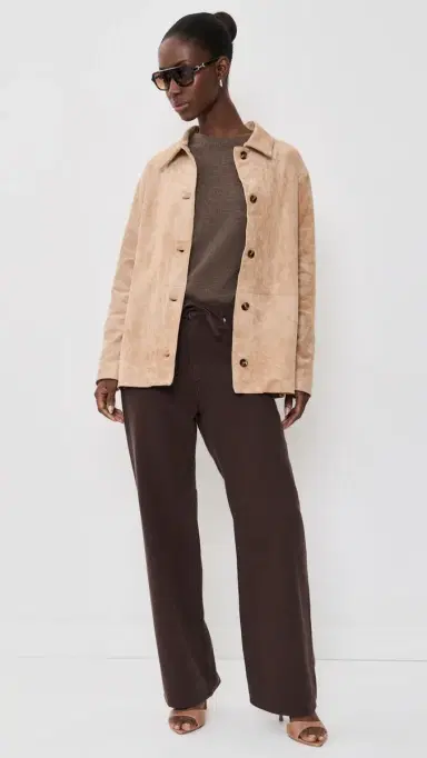 Show Me Your Mumu Vancouver Jacket Beige Faux Suede | Thumbnail 5 Show Me Your Mumu Vancouver Jacket Beige Faux Suede | Thumbnail 5