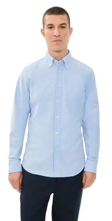 REIGNING CHAMP Cotton Oxford Windsor Standard Shirt | Thumbnail 1 REIGNING CHAMP Cotton Oxford Windsor Standard Shirt | Thumbnail 1