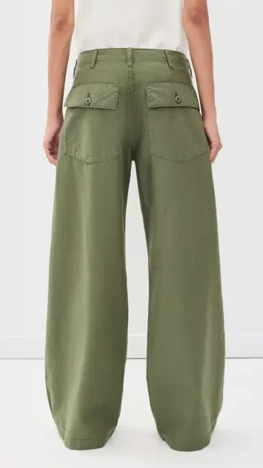 R13 Darcy Flare Utility Pants Olive Green | Thumbnail 3 R13 Darcy Flare Utility Pants Olive Green | Thumbnail 3