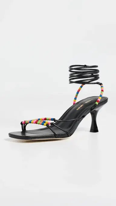 Larroudé x Ciao Lucia Eloisa Sandals Calf Skin Black | Thumbnail 2 Larroudé x Ciao Lucia Eloisa Sandals Calf Skin Black | Thumbnail 2