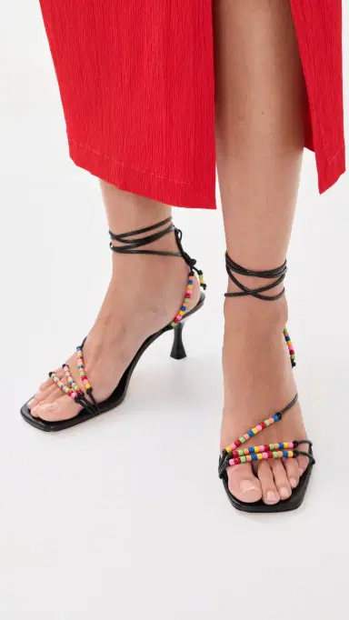 Larroudé x Ciao Lucia Eloisa Sandals Calf Skin Black | Thumbnail 3 Larroudé x Ciao Lucia Eloisa Sandals Calf Skin Black | Thumbnail 3