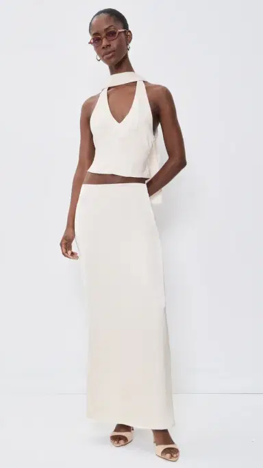 Lioness Front Row Halter Top Cream | Thumbnail 5 Lioness Front Row Halter Top Cream | Thumbnail 5