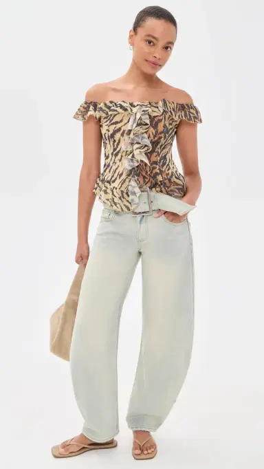 LIONESS Dynasty Jeans Camel | Thumbnail 2 LIONESS Dynasty Jeans Camel | Thumbnail 2