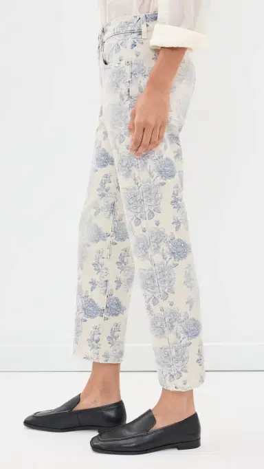 R13 Boyfriend Jeans Dustbloom Indigo 25 | Thumbnail 4 R13 Boyfriend Jeans Dustbloom Indigo 25 | Thumbnail 4