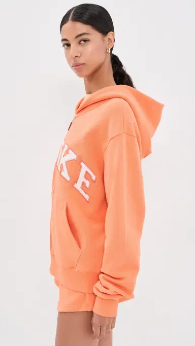 PARKE Zip-up Varsity Hoodie Creamsicle | Thumbnail 4 PARKE Zip-up Varsity Hoodie Creamsicle | Thumbnail 4