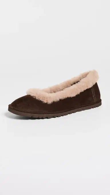 UGG Zora Ballet Flats Dusted Cocoa | Thumbnail 2 UGG Zora Ballet Flats Dusted Cocoa | Thumbnail 2