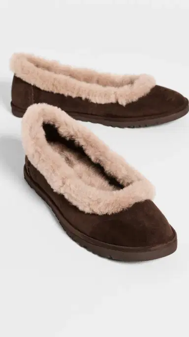 UGG Zora Ballet Flats Dusted Cocoa | Thumbnail 5 UGG Zora Ballet Flats Dusted Cocoa | Thumbnail 5
