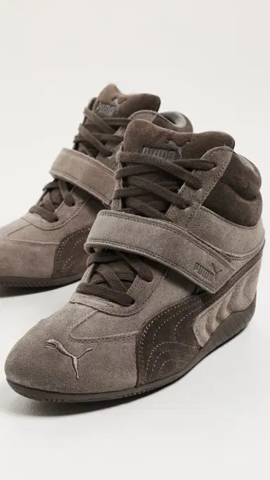 Puma Speedcat Wedge Sneakers Totally Taupe/Chocolate | Thumbnail 5 Puma Speedcat Wedge Sneakers Totally Taupe/Chocolate | Thumbnail 5