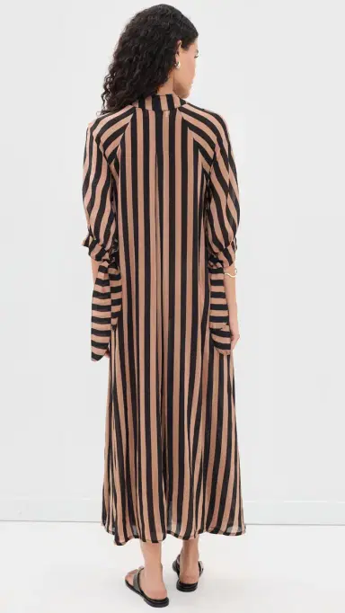 Natalie Martin Collection Monét Dress Thick tripe Black & Tan | Thumbnail 3 Natalie Martin Collection Monét Dress Thick tripe Black & Tan | Thumbnail 3