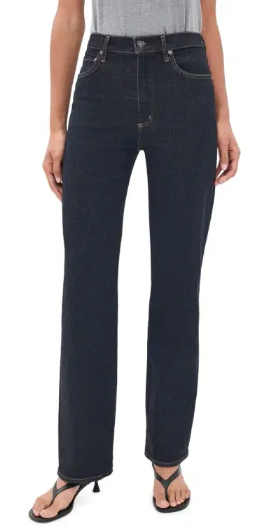 AGOLDE Harper Relaxed Straight Jeans Rinse 26 | Thumbnail 1 AGOLDE Harper Relaxed Straight Jeans Rinse 26 | Thumbnail 1