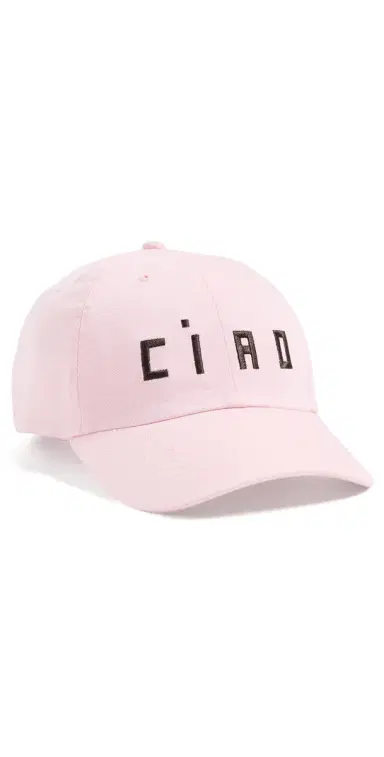 Clare V. Clare V. Ciao Baseball Cap Light Pink/Chocolate One Size | Thumbnail 1 Clare V. Clare V. Ciao Baseball Cap Light Pink/Chocolate One Size | Thumbnail 1
