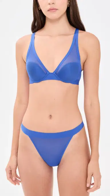 Natori True Zen Plunge T-Shirt Bra Blue Flame | Thumbnail 5 Natori True Zen Plunge T-Shirt Bra Blue Flame | Thumbnail 5