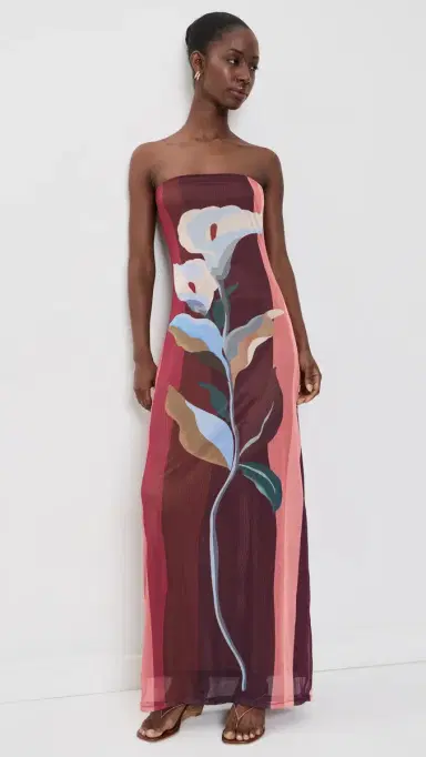 Dress To Brisa Strapless Maxi Dress ulticolor Brisa | Thumbnail 2 Dress To Brisa Strapless Maxi Dress ulticolor Brisa | Thumbnail 2