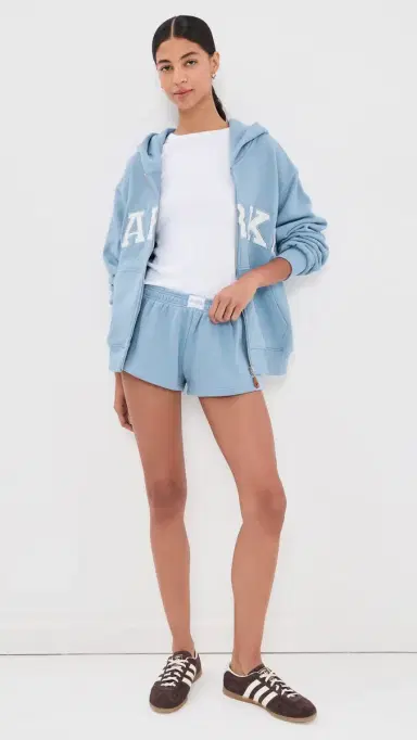 PARKE Boxer Sweat Shorts Sky | Thumbnail 5 PARKE Boxer Sweat Shorts Sky | Thumbnail 5