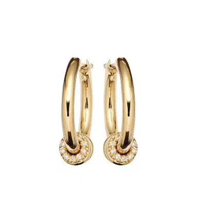 Spinelli Kilcollin Ara 18kt gold earrings with white diamonds | Thumbnail 1 Spinelli Kilcollin Ara 18kt gold earrings with white diamonds | Thumbnail 1