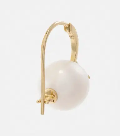 Sydney Evan Starburst 14kt gold earrings with diamonds and pearls | Thumbnail 3 Sydney Evan Starburst 14kt gold earrings with diamonds and pearls | Thumbnail 3