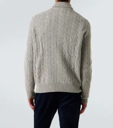 Polo Ralph Lauren Cable-knit wool and cashmere polo sweater | Thumbnail 5 Polo Ralph Lauren Cable-knit wool and cashmere polo sweater | Thumbnail 5