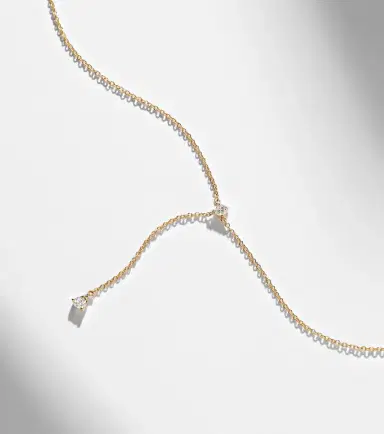 STONE AND STRAND Perfect Pear 14kt gold lariat necklace with diamonds | Thumbnail 2 STONE AND STRAND Perfect Pear 14kt gold lariat necklace with diamonds | Thumbnail 2