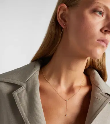 STONE AND STRAND Perfect Pear 14kt gold lariat necklace with diamonds | Thumbnail 5 STONE AND STRAND Perfect Pear 14kt gold lariat necklace with diamonds | Thumbnail 5
