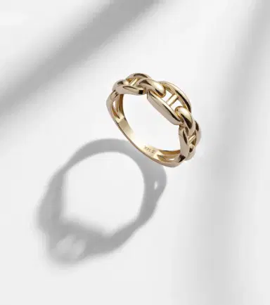 STONE AND STRAND Puffed Maritime 14kt gold ring | Thumbnail 5 STONE AND STRAND Puffed Maritime 14kt gold ring | Thumbnail 5