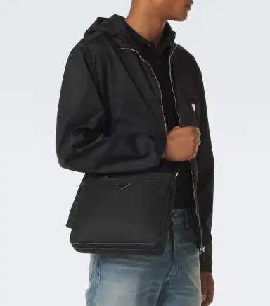 Prada Re-Nylon leather-trimmed shoulder bag | Thumbnail 6 Prada Re-Nylon leather-trimmed shoulder bag | Thumbnail 6