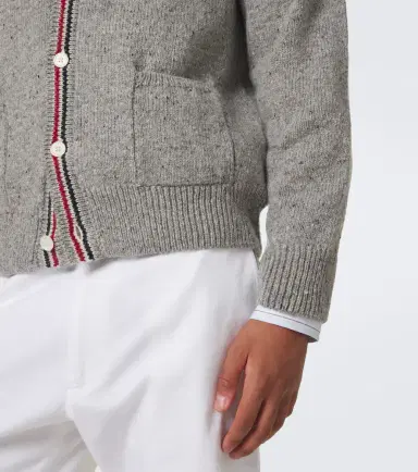 Thom Browne Hector intarsia wool and mohair cardigan | Thumbnail 3 Thom Browne Hector intarsia wool and mohair cardigan | Thumbnail 3