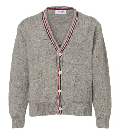 Thom Browne Hector intarsia wool and mohair cardigan | Thumbnail 1 Thom Browne Hector intarsia wool and mohair cardigan | Thumbnail 1