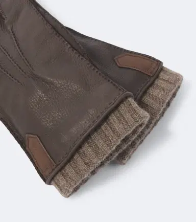 Canali Cashmere-trimmed leather gloves | Thumbnail 2 Canali Cashmere-trimmed leather gloves | Thumbnail 2