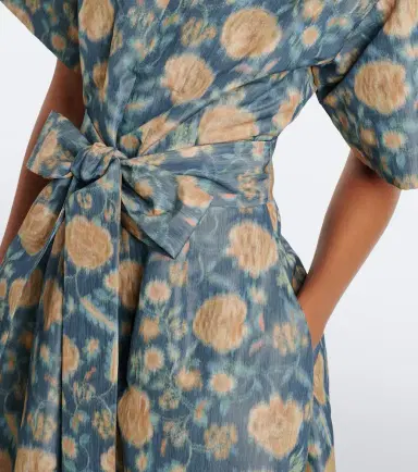 Markarian Margaretta belted floral gown | Thumbnail 4 Markarian Margaretta belted floral gown | Thumbnail 4