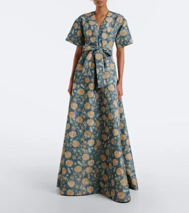 Markarian Margaretta belted floral gown | Thumbnail 6 Markarian Margaretta belted floral gown | Thumbnail 6