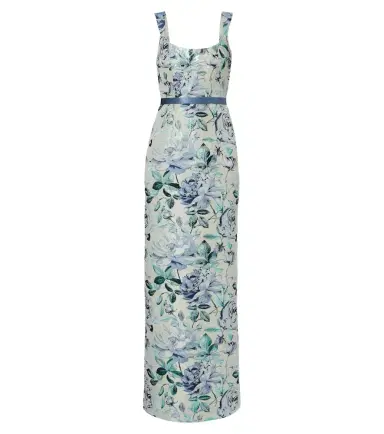 Markarian Robin belted floral brocade gown | Thumbnail 1 Markarian Robin belted floral brocade gown | Thumbnail 1