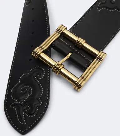 Etro Embroidered leather belt | Thumbnail 2 Etro Embroidered leather belt | Thumbnail 2