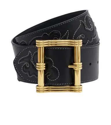 Etro Embroidered leather belt | Thumbnail 1 Etro Embroidered leather belt | Thumbnail 1