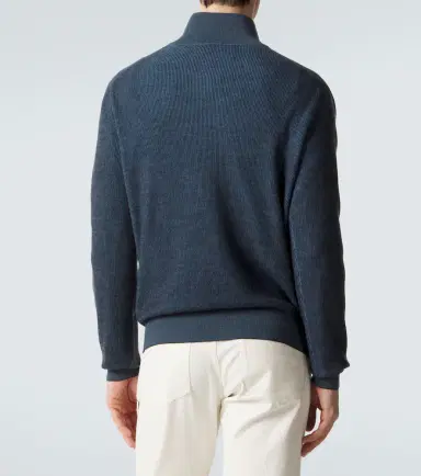 Brioni Cashmere and wool half-zip sweater | Thumbnail 2 Brioni Cashmere and wool half-zip sweater | Thumbnail 2