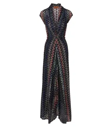 Missoni Gathered knitted maxi dress | Thumbnail 1 Missoni Gathered knitted maxi dress | Thumbnail 1